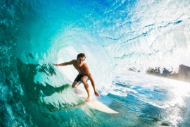 Surfen auf den Seychellen